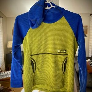 Melanzana Youth L Micro Grid Hoodie